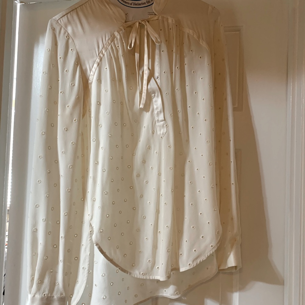 White/cream Rebecca Tayler top